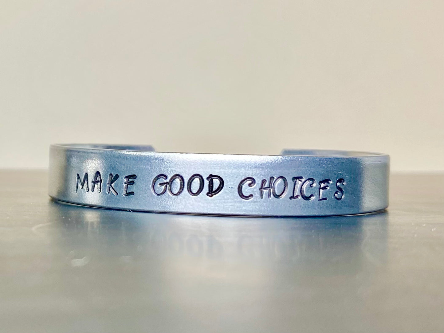 Make Good Choices Cuff Bracelet