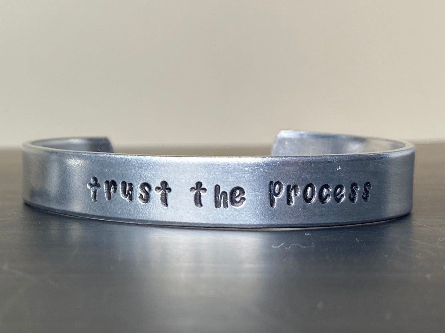 Trust The Process Cuff Bracelet