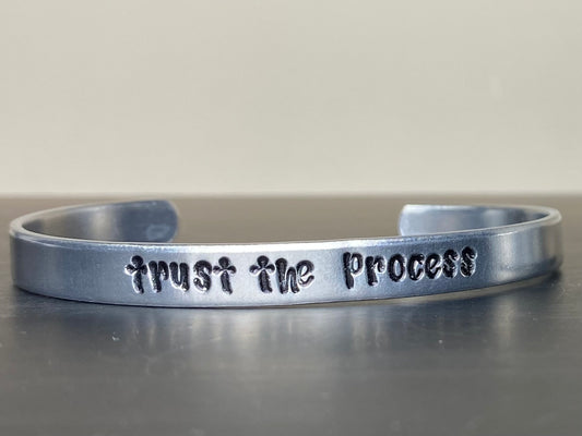 Trust The Process Cuff Bracelet
