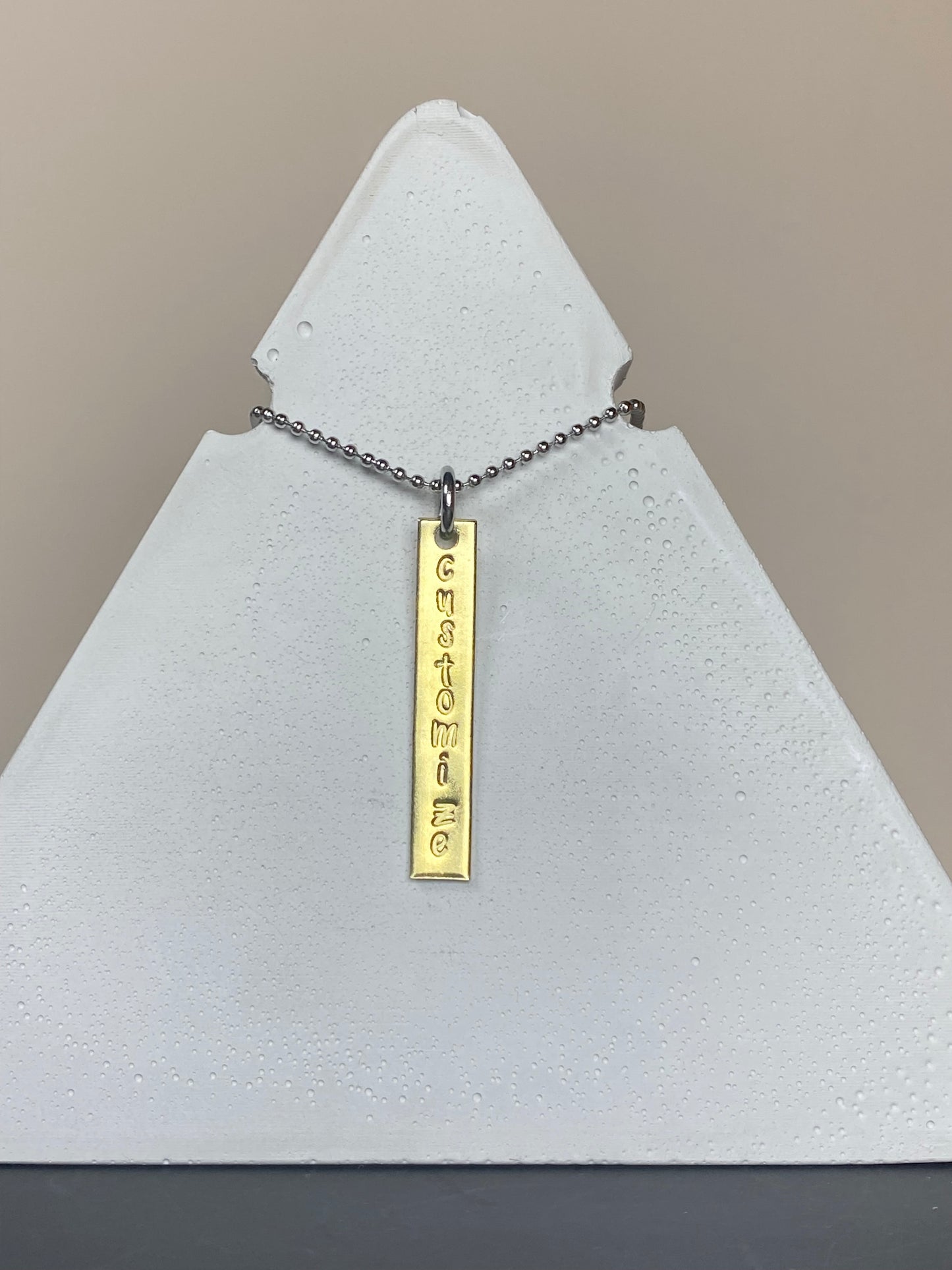 Customizable Bar Necklace
